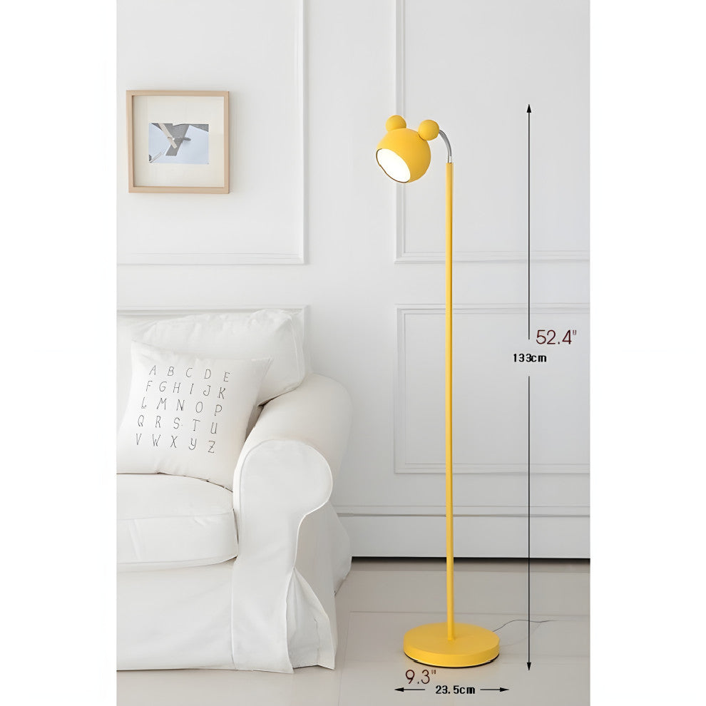 Bourg-Saint-Pierre | Korean Design Bright LED Floor Lamp, Yellow