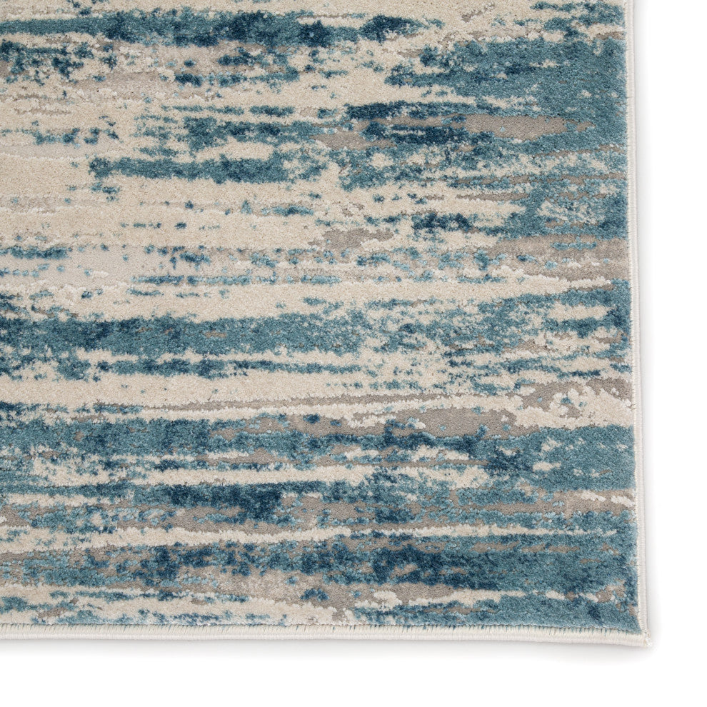 Jaipur Living Heaston Abstract Blue/ Ivory Area Rug 3'11"X5'11"