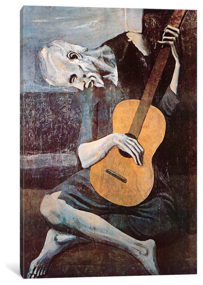 The Old Guitarist by Pablo Picasso