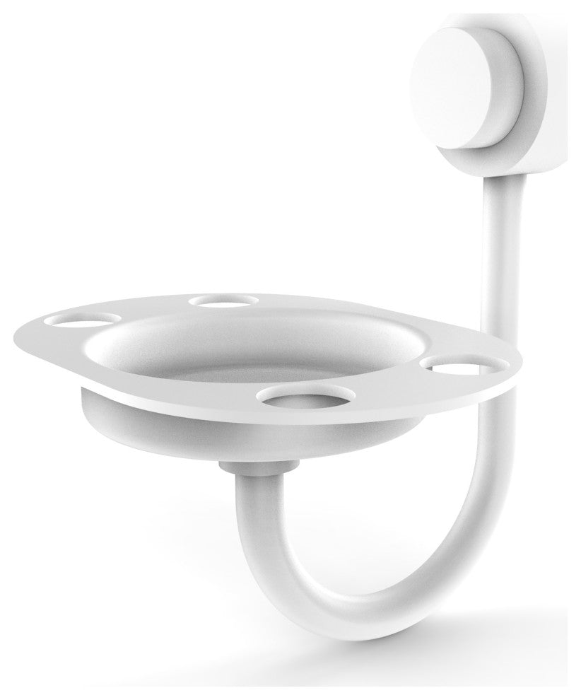Venus Toothbrush Holder, Matte White