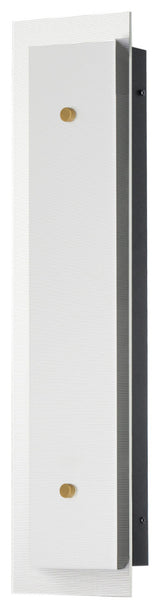 Maxim 21192 Spectre 24" Tall LED Bathroom Sconce - Black / Natural Aged Brass