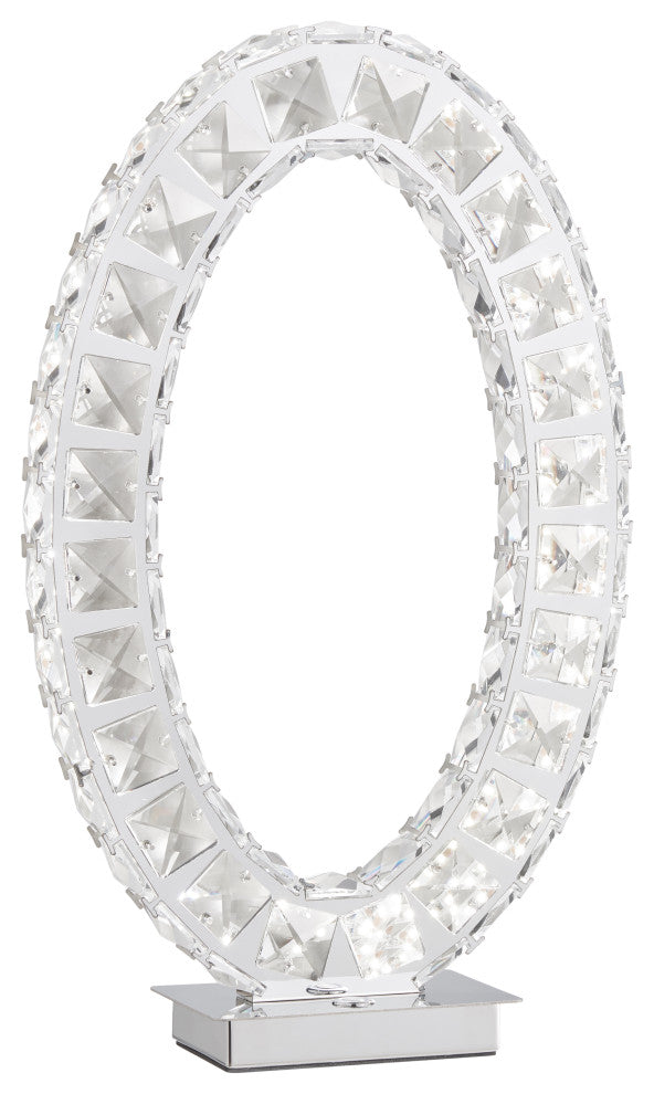 Crystal Extravaganza Integrated LED Table Lamp