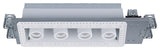 Silo LED Multiple Four-Light IC-Rated Airtight Housing, Light and 3500K, White