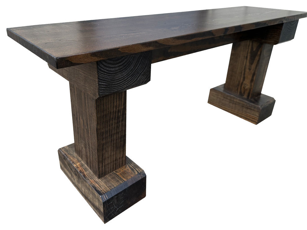 Dark Walnut Wyoming Bench, 30 Inches