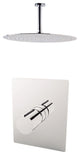 Aquamoon Barcelona 8" Showerhead With Ceiling Arm, Chrome