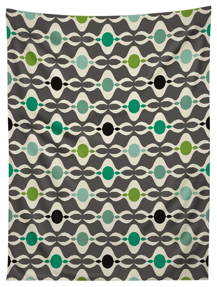 Deny Designs Karen Harris Coming  Undone In Succulent Dark Tapestry
