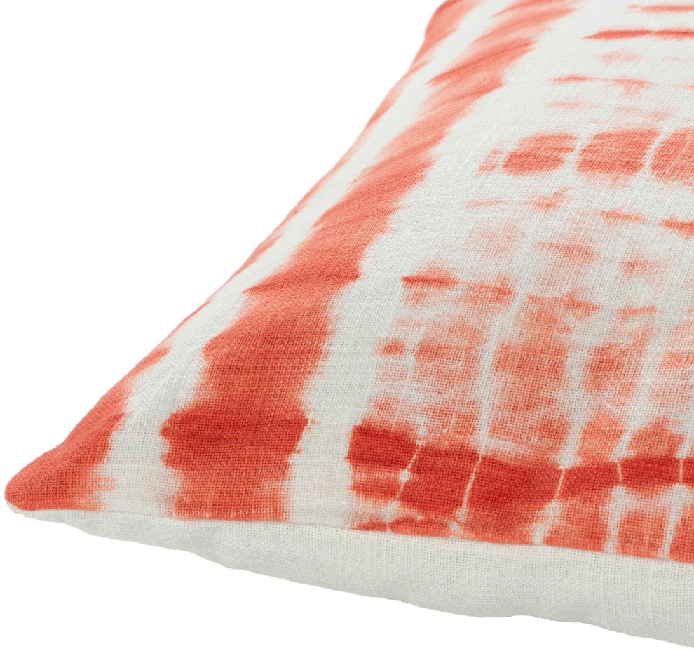 Surya Suji Burgundy Pillow Shell With Polyester Insert 14"H X 22"W