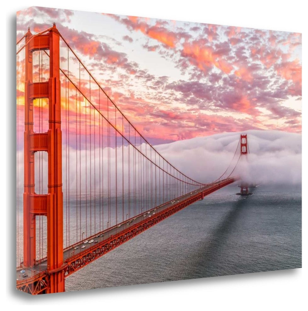 "Evening Commute" By Dave Gordon, Giclee Print on Gallery Wrap Canvas