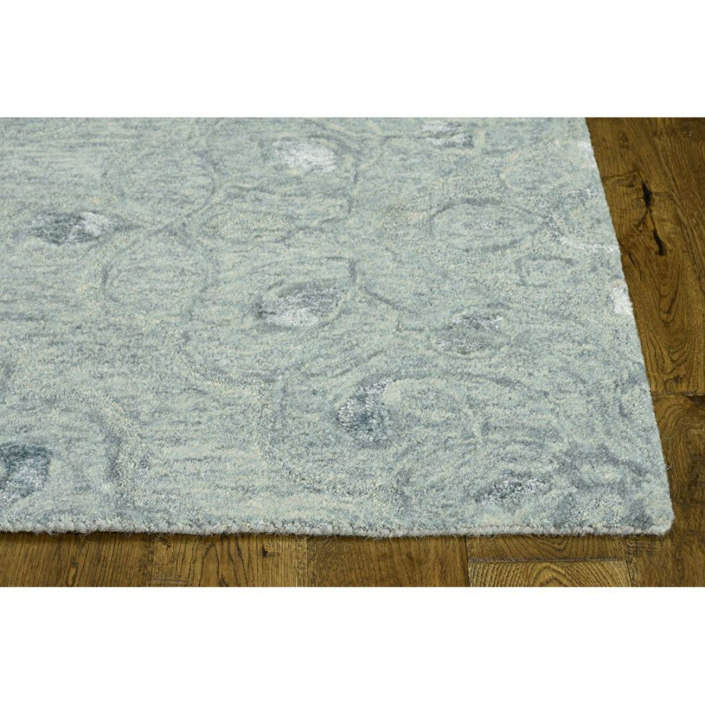 KAS Serenity 1257 Seafoam Ashley Area Rug, 7'6"x9'6"