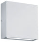 Thames LED Outdoor Wall Sconce, White