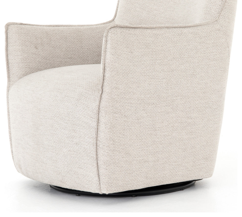 Kimble Swivel Chair-Noble Platinum