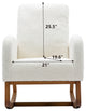 Gewnee Recliner Armchair with Wood Legs and Side Pocket