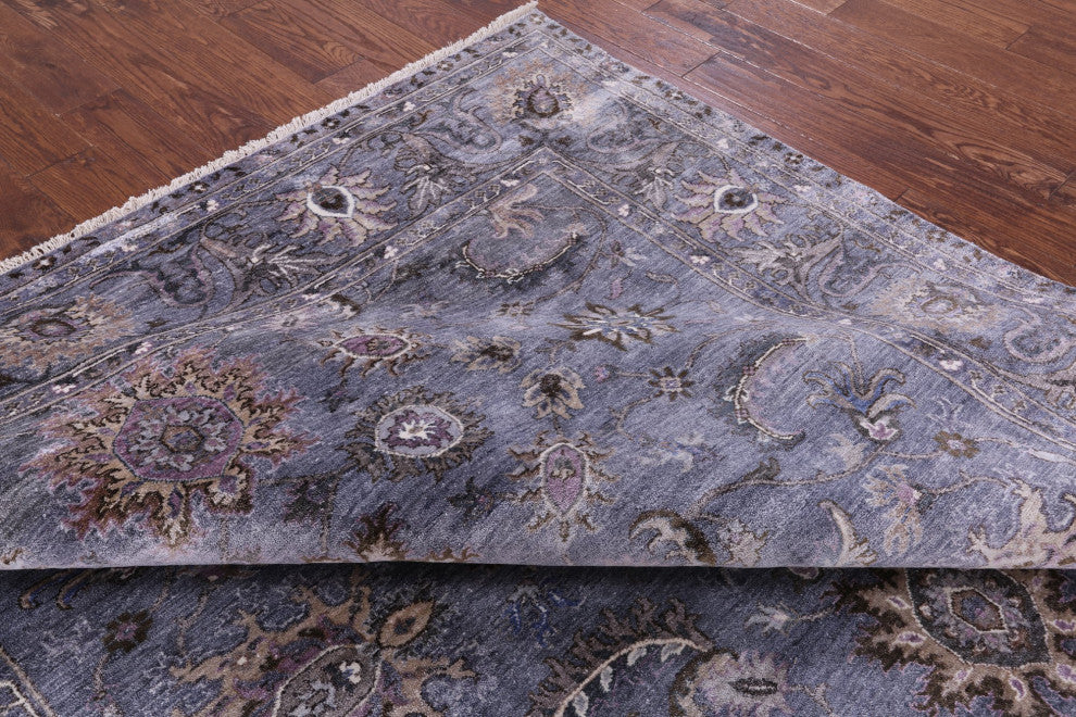 Persian Handmade Silk Rug 7' 8" X 9' 6" Q9028