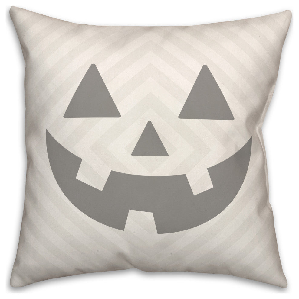 Neutral Diamond Jack 16x16 Throw Pillow
