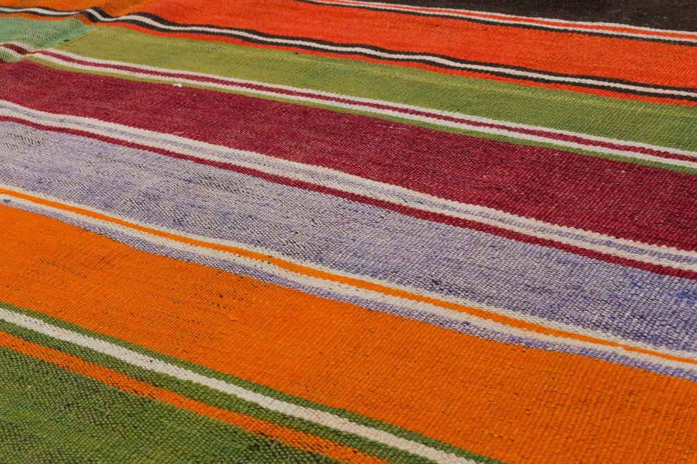 Vintage Anatolian Kilim Rug 6' 2" x 11' 6", 74 in. x 138 in.
