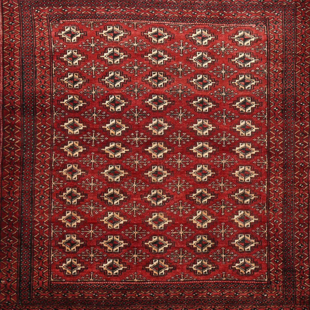 Ahgly Company Indoor Square Traditional Area Rugs, 6' Square