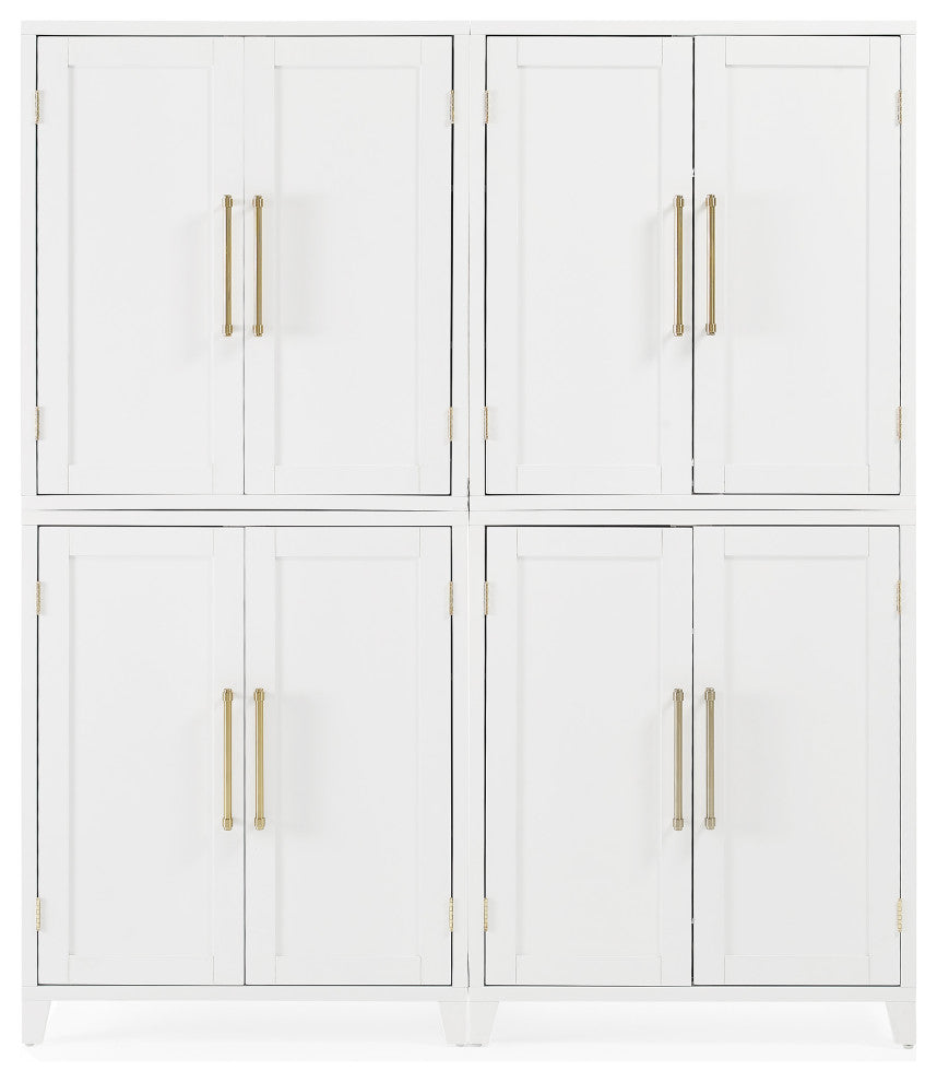 Roarke 2Pc Kitchen Pantry Storage Cabinet Set, 2 Pantries
