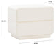 Sagura Cream Nightstand