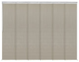 Estelle 6-Panel Track Extendable Vertical Blinds 98-130"W