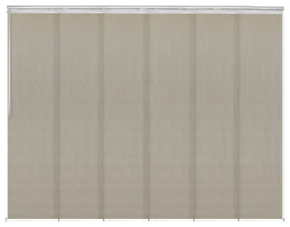 Estelle 6-Panel Track Extendable Vertical Blinds 98-130"W