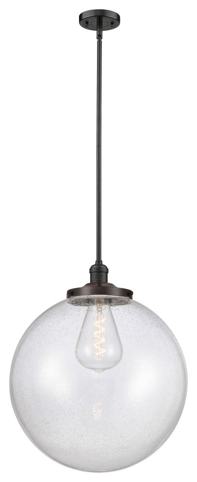 Beacon Pendant, Oil Rubbed Bronze, Seedy