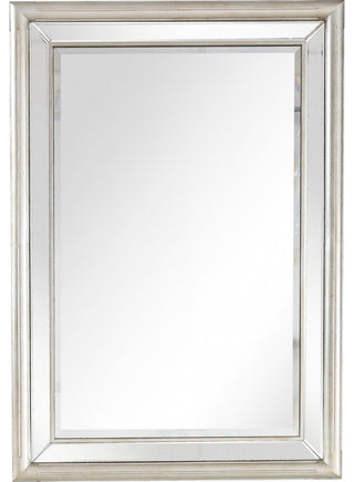 Silver Leaf Antiqued Mirror