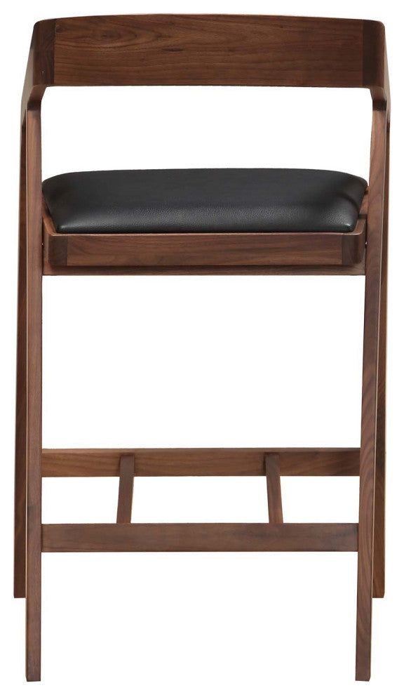 Mid - Century Modern Padma Counter Stool Black - Brown