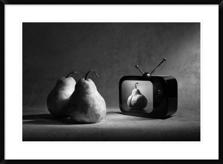 "Adult TV 2" Framed Digital Print by Victoria Ivanova, 38"x28"