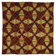 "Quilt, 'Log Cabin' Pattern, 'Pineapple' variation" Paper Art, 32"x32"