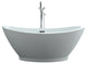 Serenity 69"x33.5" Freestanding Soaking Bathtub