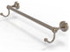 Sag Harbor 24" Towel Bar with Integrated Hooks, Antique Pewter
