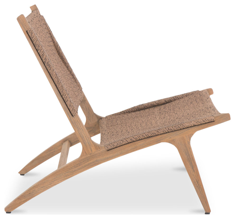 Palma Outdoor Lounge Chair Warm Brown
