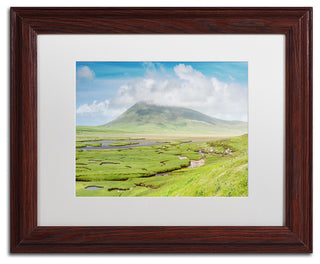 Blanchette Photography 'The Harris Saltings', Wood Frame, White Matte, 14"x11"
