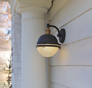 Maxim 10182 Portside 1 Light 11" Tall Outdoor Wall Sconce - Oil Rubbed Bronze /