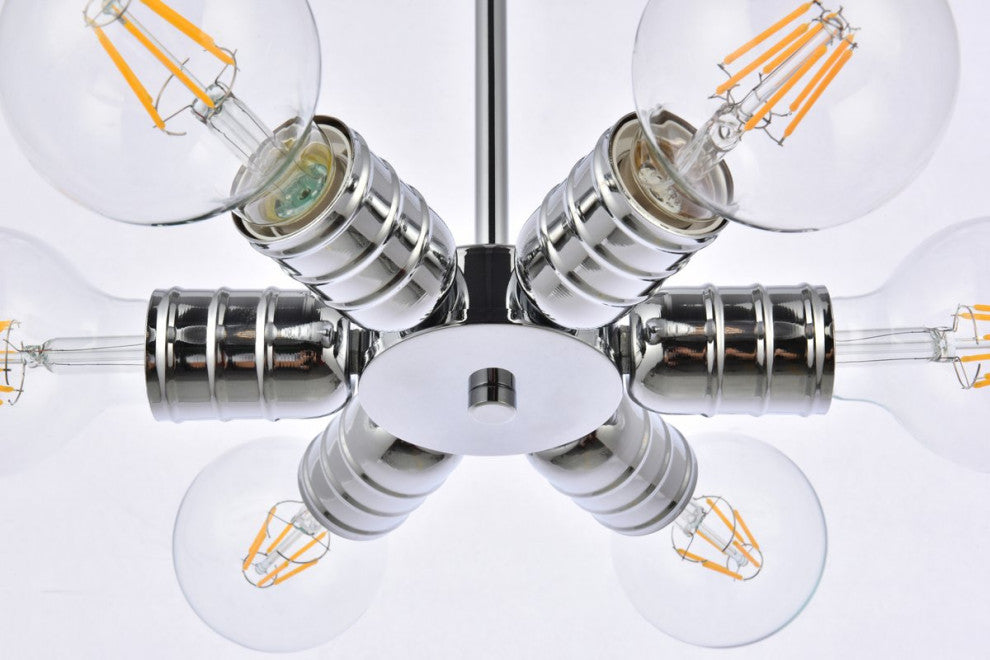 Reese 6-Light Chrome Pendant