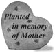 Garden Accent Stone, "Planted in Memory"