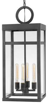 Hinkley Lighting 2808 Porter 4 Light 12"W Lisa McDennon Outdoor - Aged Zinc