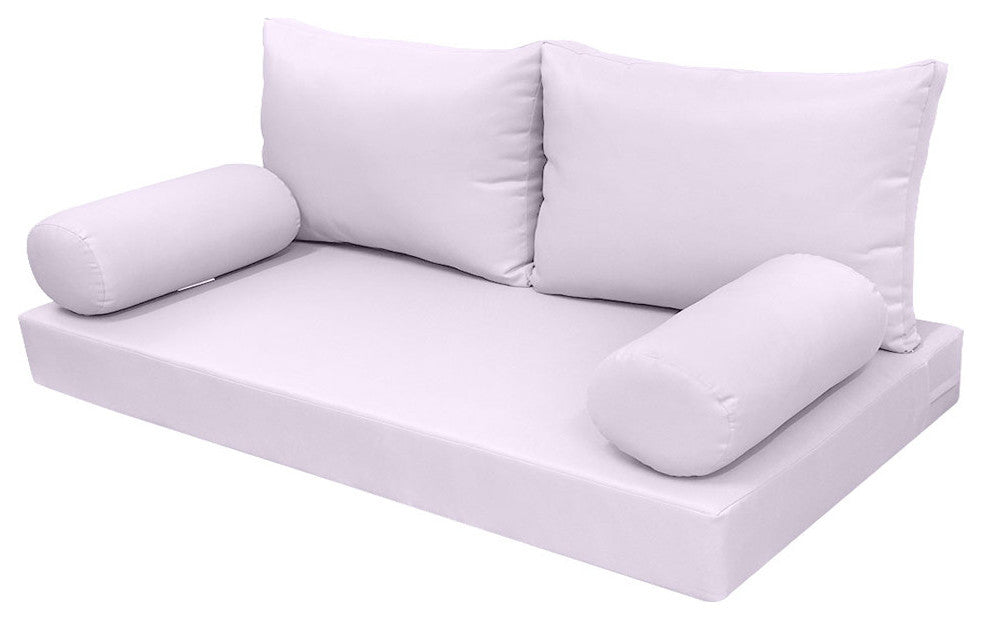 S2 Twin Size 5PC Knife Edge Daybed Mattress Cushion Bolster Complete Set AD107