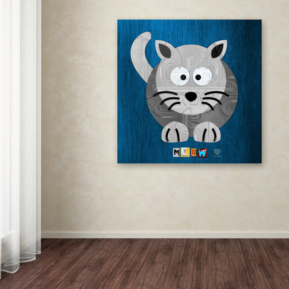 "Meow The Cat" Canvas Art by Design Turnpike