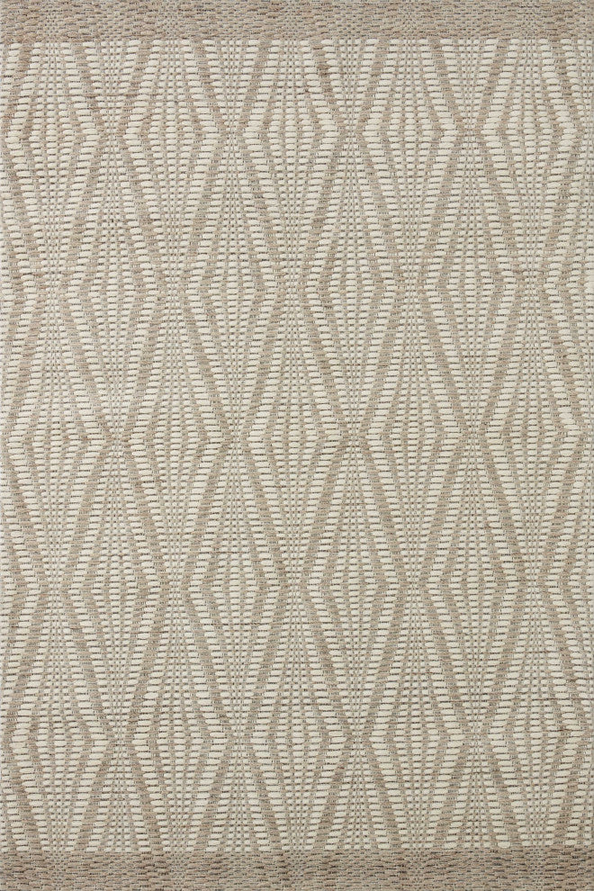 Loloi Kenzie Ivory / Taupe 2'-3" x 3'-9" Area Rug