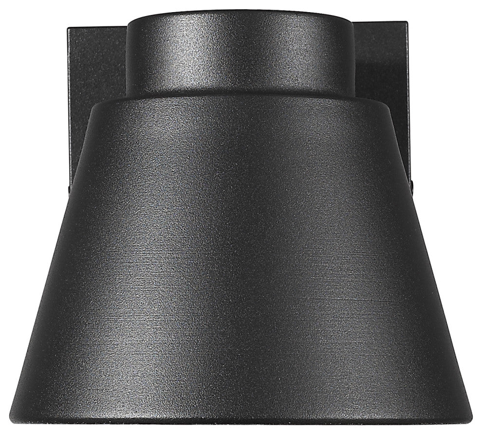 Zlite 544S-BK-LED 1-Light Outdoor Wall Sconce, Sand Blast
