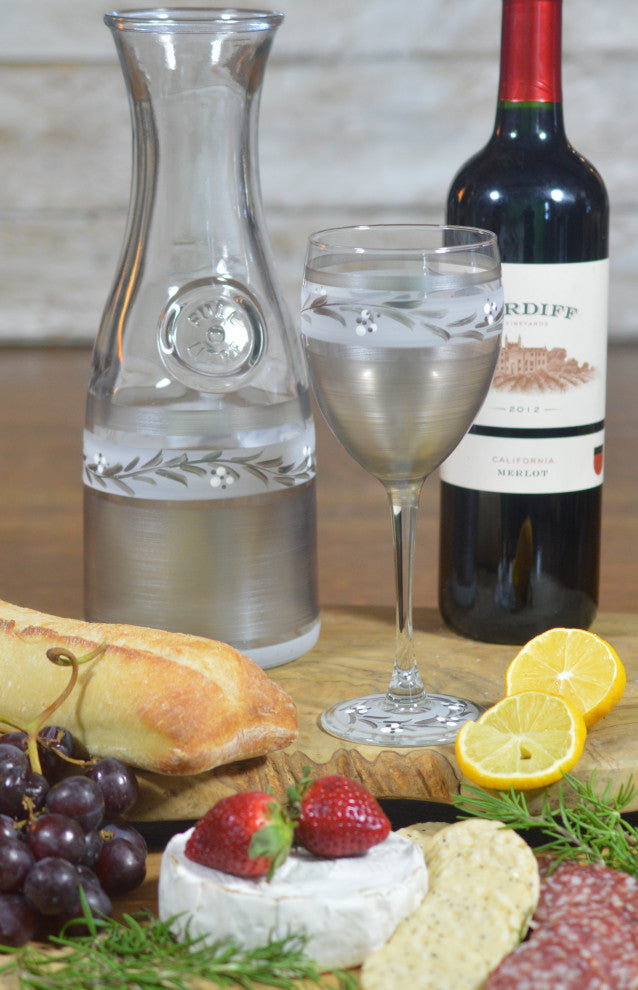 Pewter Vine Carafe