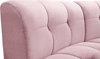 Limitless Velvet Upholstered 12-Piece Modular Sectional, Pink