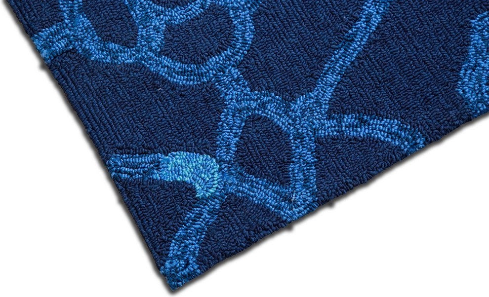 Heritage Rug, Blue, 5'x8'