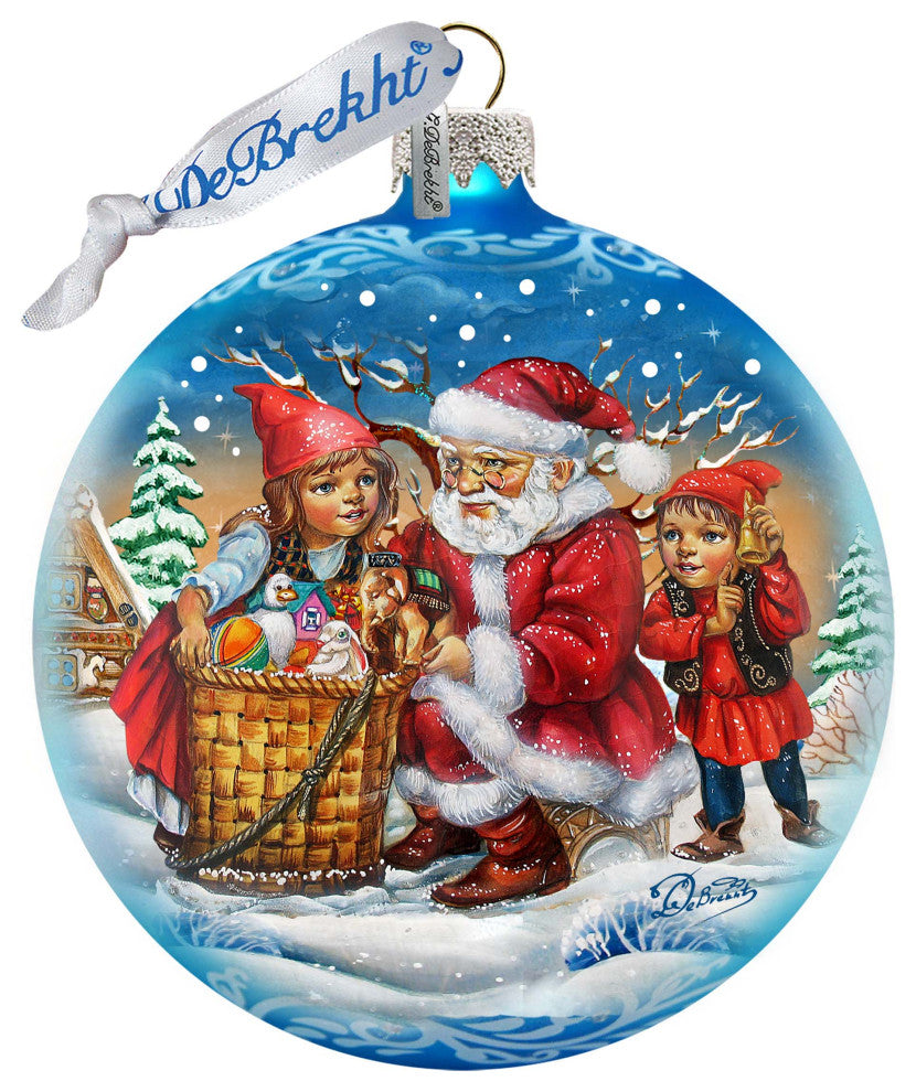 Christmas Ball Glass Ornament
