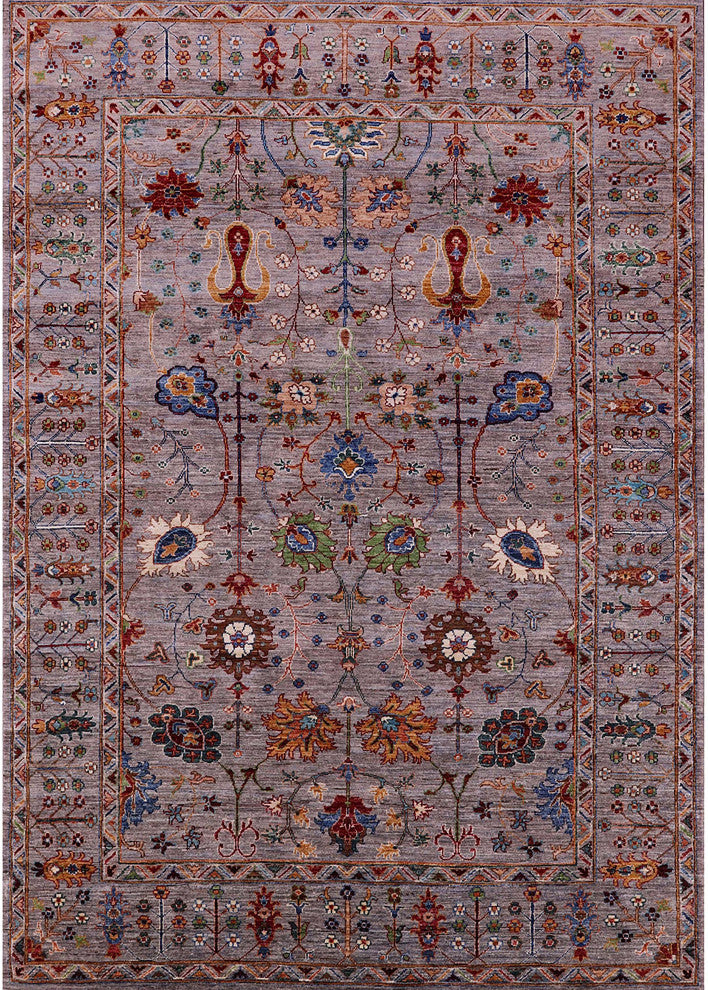 Ahgly Company Indoor Rectangle Mid-Century Modern Area Rugs, 8' x 12'