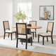 Dover PU Dining Side Chair (Set of 2), Borneo Bone