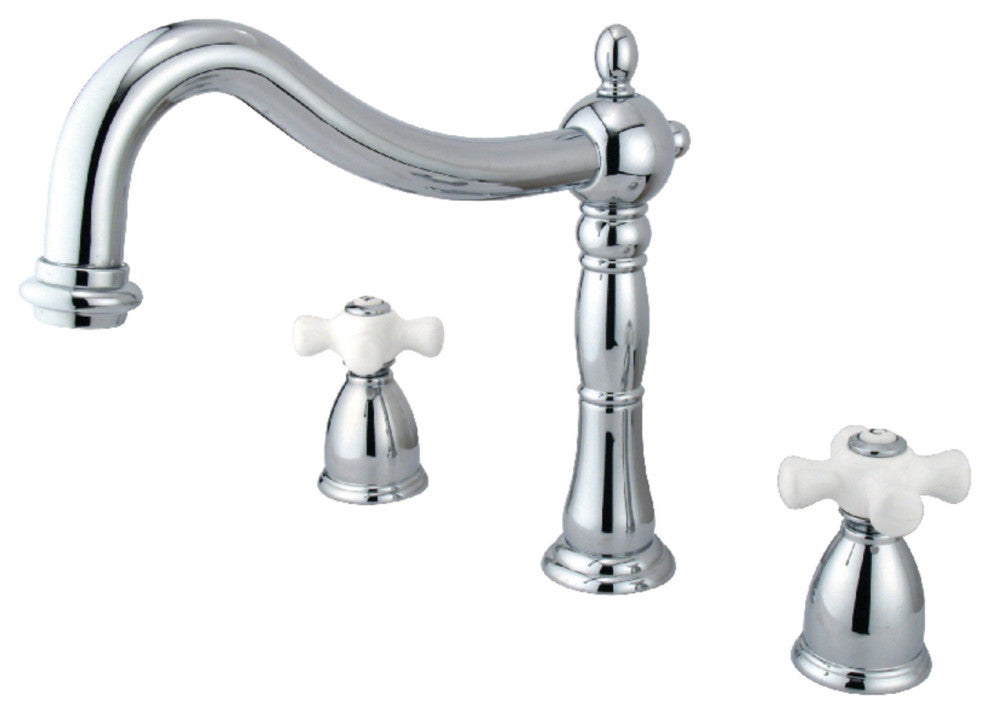 Kingston Brass Roman Tub Faucet, Polished Chrome