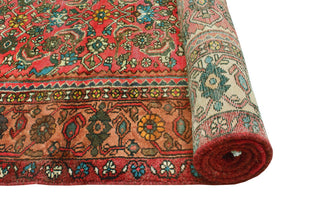 Fine Vintage Distressed Dorsey Red/Brown Runner, 3'5 x 10'0