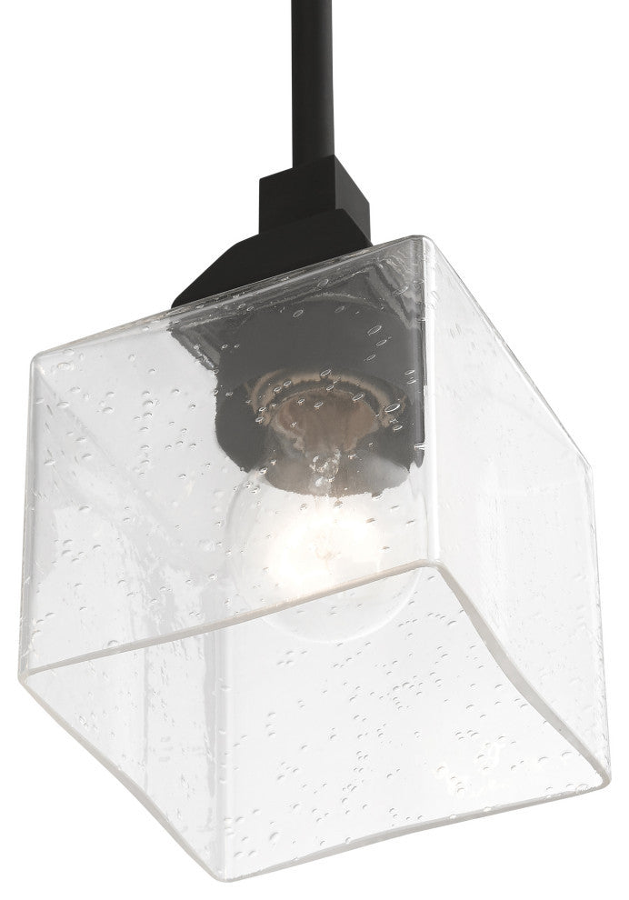 Aragon 1 Light Black Mini Pendant